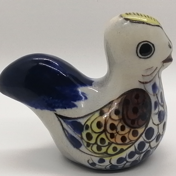VTG Guatemalan bird figurine, signed by the artist - Picture 13 of 16